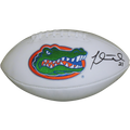 Fred Taylor Autographed Florida Gators Logo Football