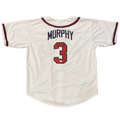 Dale Murphy Autographed Atlanta Braves (White #3) Custom Jersey - JSA