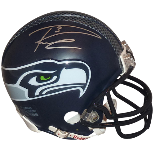 Russell Wilson Autographed Seattle Seahawks Mini Helmet - JSA