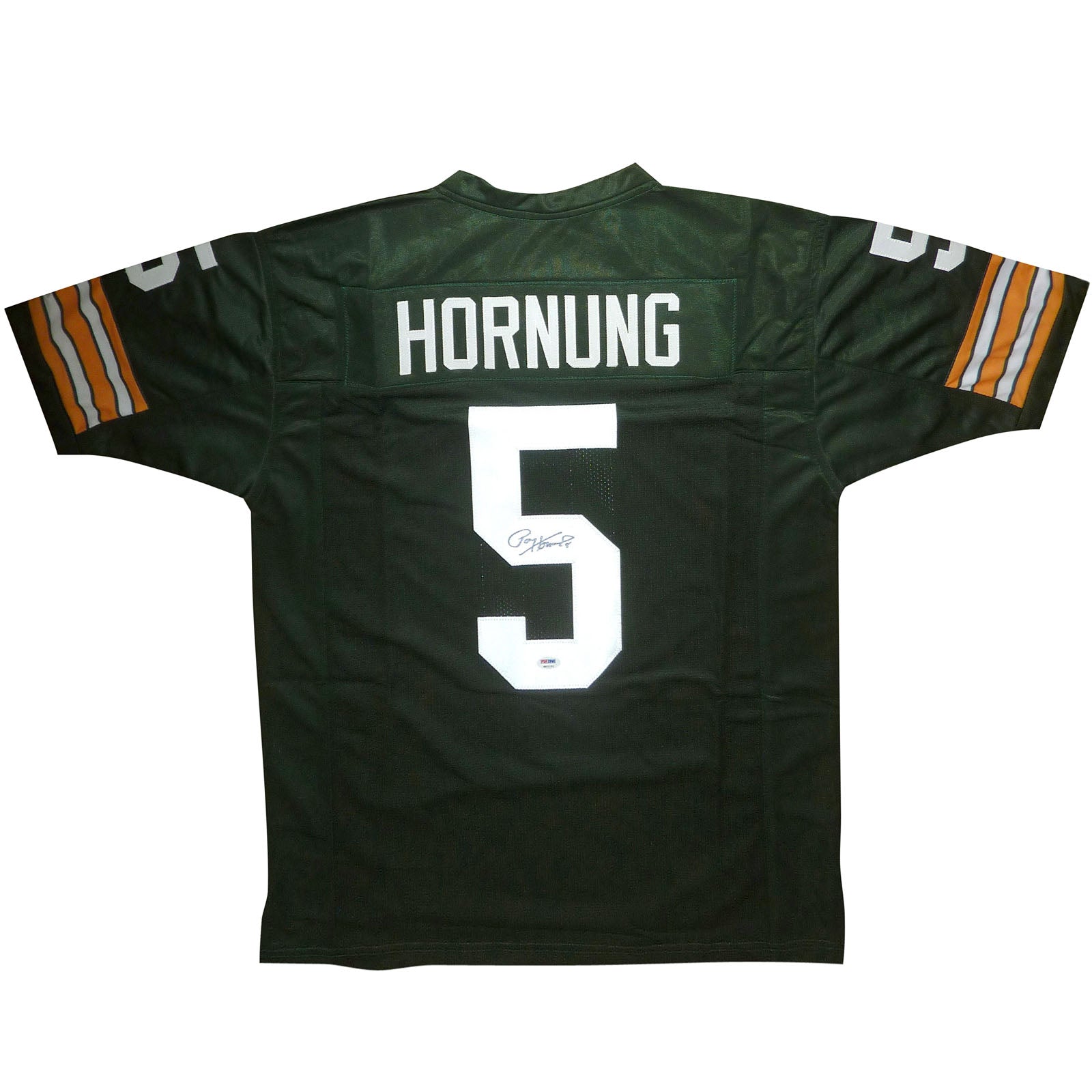 Paul Hornung Autographed Green Bay Packers (Green #5) Custom Jersey - PSA