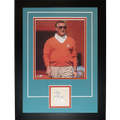Don Shula Autographed Miami Dolphins (Orange Sweater) "Signature Series" Frame - JSA