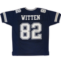 Jason Witten Autographed Dallas Cowboys (Blue #82) Custom Jersey - Witten Holo