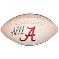 Nick Saban Autographed Alabama Crimson Tide Logo Football