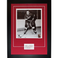 Gordie Howe Autographed Detroit Red Wings "Signature Series" Frame