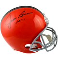 Jim Brown Autographed Cleveland Browns Deluxe Full-Size Replica Helmet w/ HOF 71 - TriStar