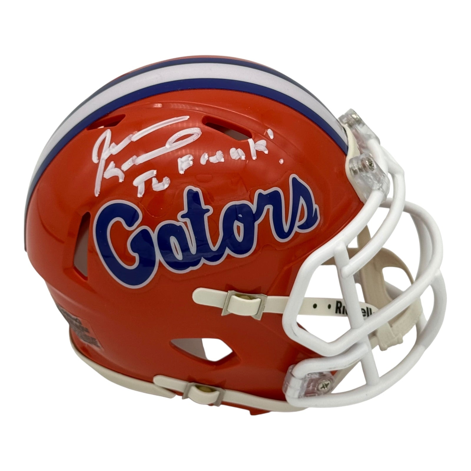 Jevon Kearse Autographed Florida Gators Mini Helmet w/ The Freak - JSA