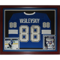 Andrei Vasilevskiy Autographed Tampa Bay Lightning (Blue #88) Deluxe Framed Jersey - JSA