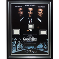 Goodfellas Full-Size Movie Poster Deluxe Framed with Robert Deniro, Ray Liotta And Joe Pesci Autographs - JSA