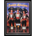 Three Amigos Full-Size Movie Poster Deluxe Framed with Steve Martin, Chevy Chase And Martin Short Autographs - JSA