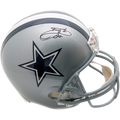 Emmitt Smith Autographed Dallas Cowboys Deluxe Full-Size Replica Helmet - Beckett