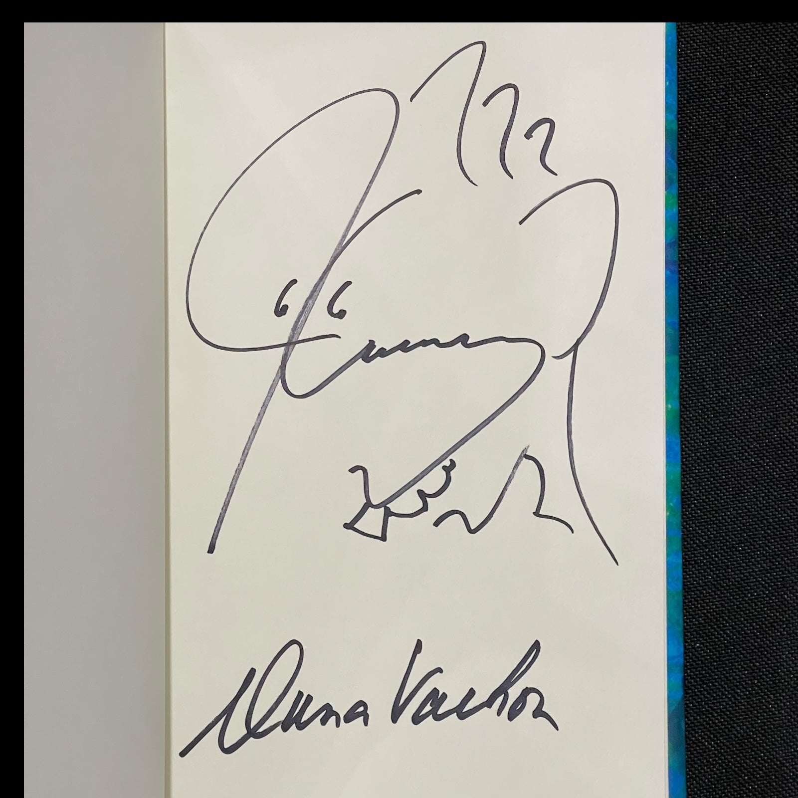 Jim Carrey Autographed Book Memoirs and Misinformation with Dana Vochon - Signed First Edition Special Drawing