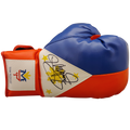 Manny Pacquiao Autographed Team Pacquiao (Phillipines Flag) Boxing Glove - PSADNA