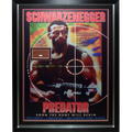 Predator Full-Size Movie Poster Deluxe Framed with Arnold Schwarzenegger Autograph - JSA