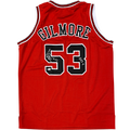 Artis Gilmore Autographed Chicago (Red #53) Custom Jersey w/ HOF 11 - JSA