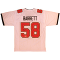 Shaquil Barrett Autographed Tampa Bay (White #58) Custom Jersey - JSA
