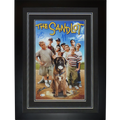 The Sandlot Cast Autographed Vertical (Dog at Home Plate) Deluxe Framed 11x14 Movie Poster - 6 signatures - Beckett