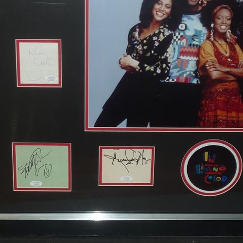In Living Color 16x20 Photo Deluxe Framed with 8 Cast Autographs - JSA