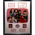 Saved By The Bell Deluxe Framed 16x20 Photo with All Cast Autographs - JSA