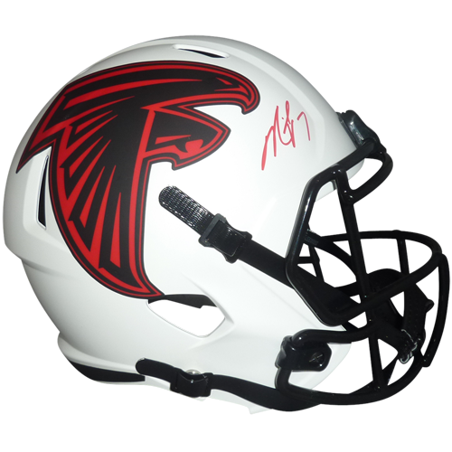 Michael Vick Autographed Atlanta Falcons (LUNAR Eclipse) Deluxe Full-Size Replica Helmet - Beckett