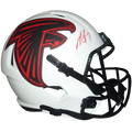 Michael Vick Autographed Atlanta Falcons (LUNAR Eclipse) Deluxe Full-Size Replica Helmet - Beckett