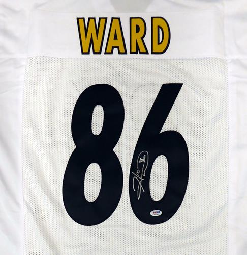Hines Ward Autographed Pittsburgh (White #86) Custom Jersey - PSA