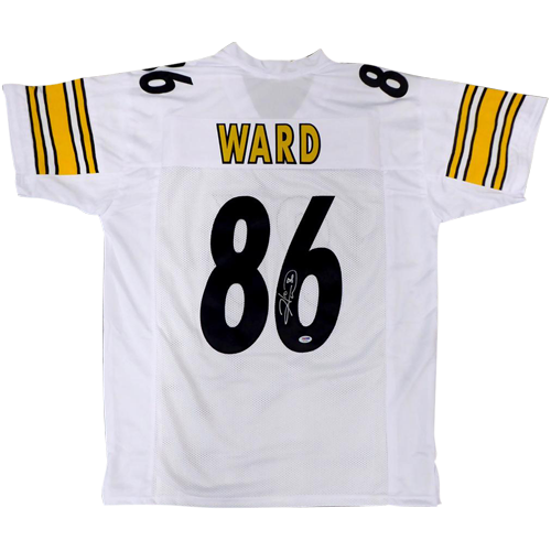 Hines Ward Autographed Pittsburgh (White #86) Custom Jersey - PSA