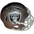 Bo Jackson Autographed Oakland Los Angeles Las Vegas Raiders (FLASH Alternate) Deluxe Full-Size Replica Helmet - Beckett