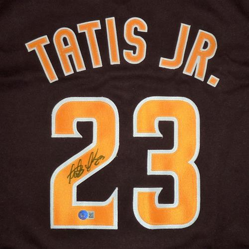 Fernando Tatis Jr. Autographed San Diego (Brown #23) Custom Jersey - Beckett