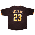 Fernando Tatis Jr. Autographed San Diego (Brown #23) Custom Jersey - Beckett