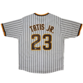 Fernando Tatis Jr. Autographed San Diego (White Pinstripe #23) Custom Jersey - Beckett