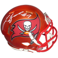 Leonard Fournette Autographed Tampa Bay Buccaneers (FLASH Alternate) Mini Helmet - Fanatics