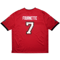 Leonard Fournette Autographed Tampa Bay Buccaneers (Red #7) Nike Jersey w/ Lombardi Lenny - Fanatics