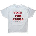 Efren Ramirez Autographed Napoleon Dynamite VOTE FOR PEDRO T-Shirt - Beckett
