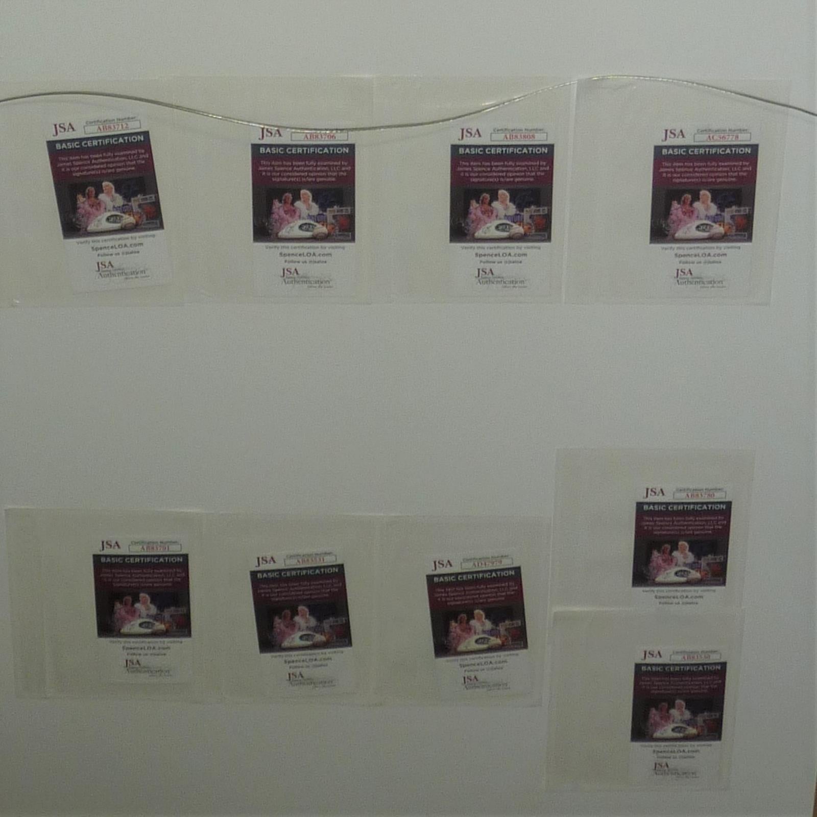 Dazed and Confused Full-Size Movie Poster Deluxe Framed with All Cast Autographs - JSA