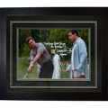 Christopher McDonald Shooter McGavin Autographed Happy Gilmore with Adam Sandler Deluxe Framed 11x17 Photo w/ Long Quote (Signed in White) - Beckett