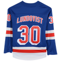 Henrik Lundqvist Autographed New York Rangers (Blue #30) Fanatics Breakaway Jersey - JSA