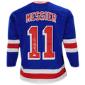 Mark Messier Autographed New York (Blue #11) Custom Hockey Jersey - JSA