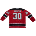 Martin Brodeur Autographed New Jersey (Red #30) Custom Hockey Jersey - JSA