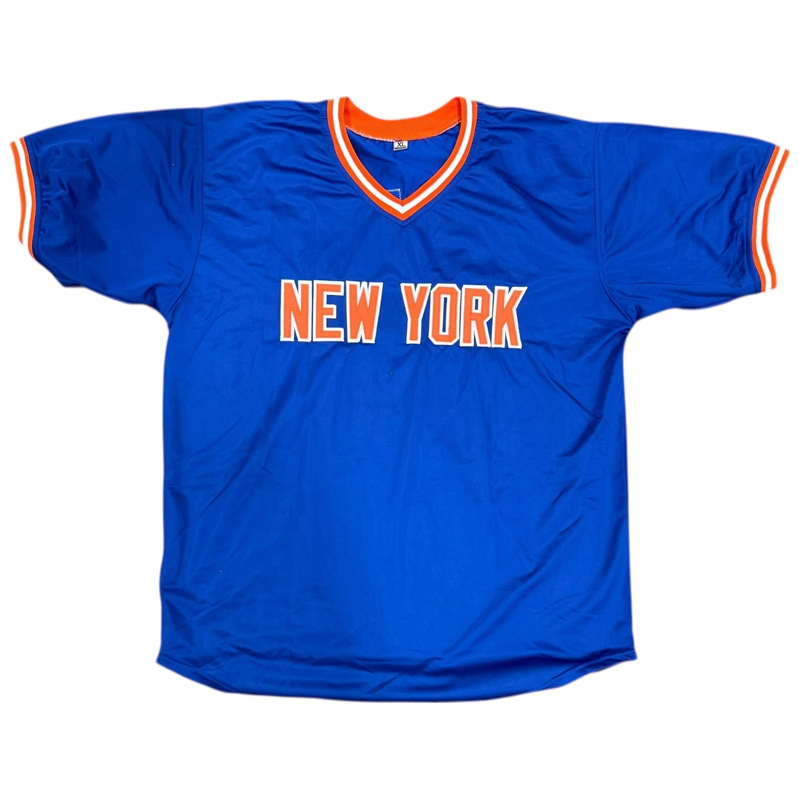 Dwight Gooden Autographed New York (Blue #16) Custom Baseball Jersey - JSA