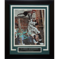 Larry Johnson Autographed Grandmama Deluxe Framed 8x10 Photo - JSA