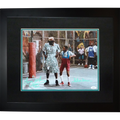 Larry Johnson Autographed Family Matters with Steve Urkel Deluxe Framed 11x14 Photo w/ Grandmama - JSA