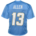 Keenan Allen Autographed Los Angeles Chargers (Powder Blue #13) Custom Jersey - JSA