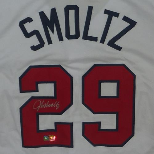 John Smoltz Autographed Atlanta (White #29) Custom Jersey - JSA