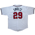 John Smoltz Autographed Atlanta (White #29) Custom Jersey - JSA