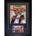 Peyton Manning Autographed Denver Broncos (Super Bowl SI 11x14 Cover) Deluxe Framed with Autograph - JSA