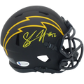 Shawne Merriman Autographed Los Angeles Chargers (ECLIPSE) Mini Helmet - Beckett