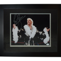 Ric Flair Autographed Wrestling (Black Robe Horizontal) Deluxe Framed 11x14 Photo - JSA