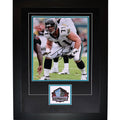 Tony Boselli Autographed Jacksonville Jaguars (Action) Deluxe Framed 11x14 Photo w/ "HOF 22"