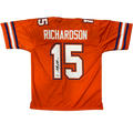 Anthony Richardson Autographed Florida (Orange #15) Custom Jersey - Beckett