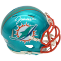 Jaylen Waddle Autographed Miami Dolphins (FLASH Alternate) Mini Helmet - Fanatics
